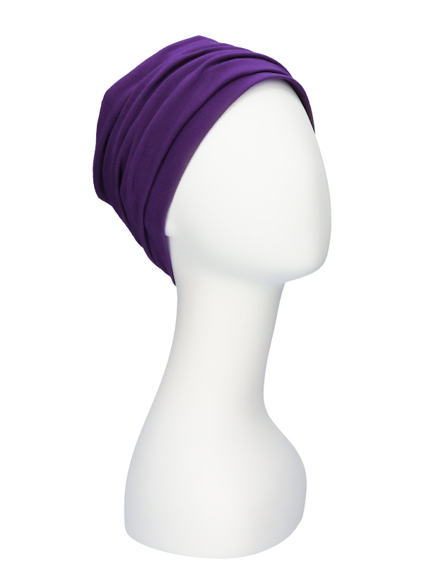 Chemo muts Noa - N402 Paars Chemo mutsjes Noa - N402 Paars