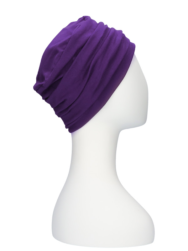 Chemo muts Noa - N402 Paars Chemo mutsjes Noa - N402 Paars